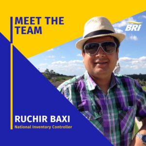 BRi Post Meet the Team Ruchir Baxi National Expertise in Inventory Control